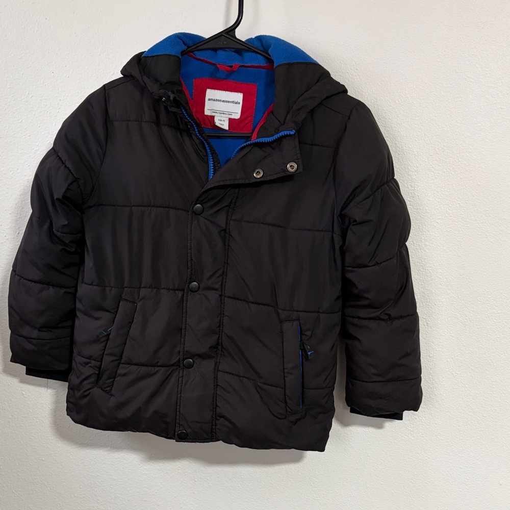 Amazon Essentials Kids Black Puffer